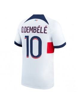 Moški Nogometna dresi replika Paris Saint-Germain Ousmane Dembele #10 Gostujoči 2023-24 Kratek rokav
